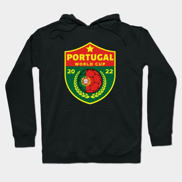 Portugal World Cup Hoodie by footballomatic